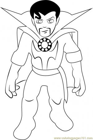 Dr. Strange Coloring Page - Free The Super Hero Squad Show ...