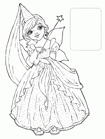 13 pricess Colouring Pages