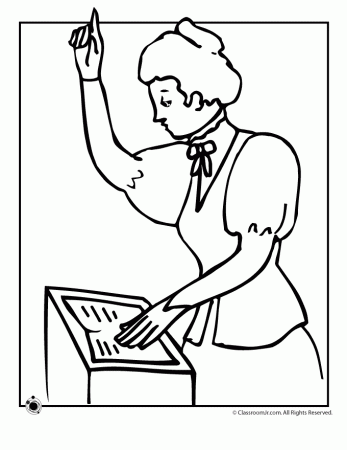 Susan B. Anthony Coloring Page | Woo! Jr. Kids Activities : Children's  Publishing