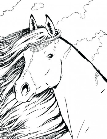 Horse Coloring Pages for Adults - Best Coloring Pages For Kids