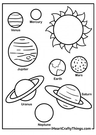 Printable Solar System Coloring Pages (Updated 2022)