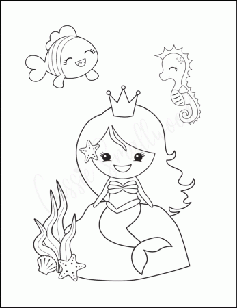 62 Cute Coloring Pages For Kids - Cassie Smallwood