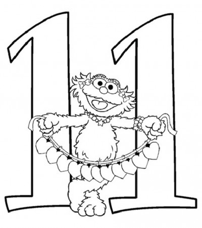Top 21 Free Printable Number Coloring Pages Online