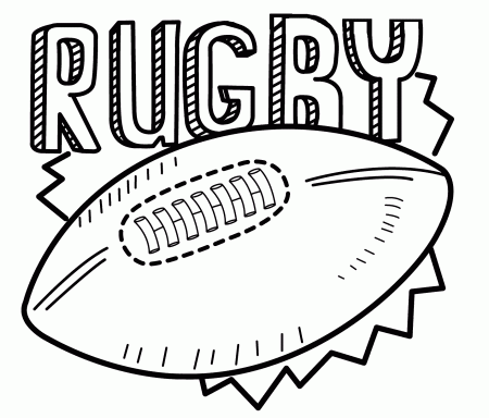 Printable Rugby Coloring Pages Pdf Free - Coloringfolder.com