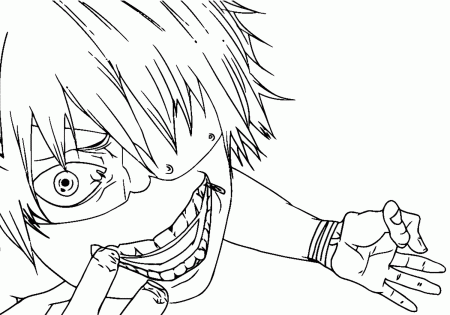 Tokyo Ghoul coloring pages | Coloring pages to download and print