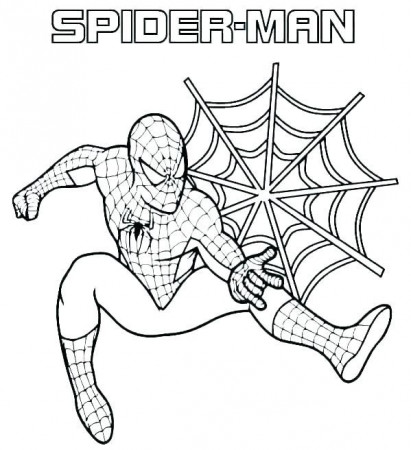 Coloring Pages Spiderman Ideas - Whitesbelfast