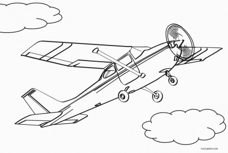 Airplane Coloring Pages - Coloring and Drawing