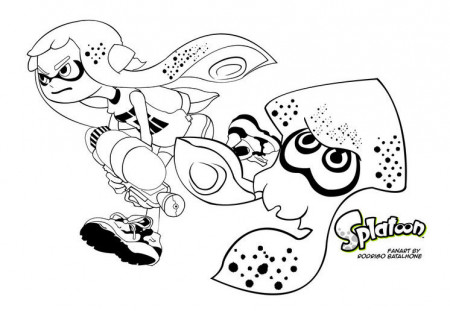 The Art of Splatoon Nintendo Coloring Pages for All-Ages ...