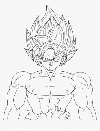 Dragon Ball Z Ultra Instinct Coloring Pages With Black - Ultra ...