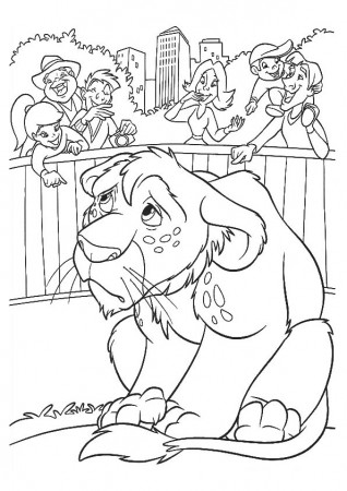 Free & Printable Lion Cub Coloring Picture, Assignment Sheets Pictures for  Child | Parentune.com