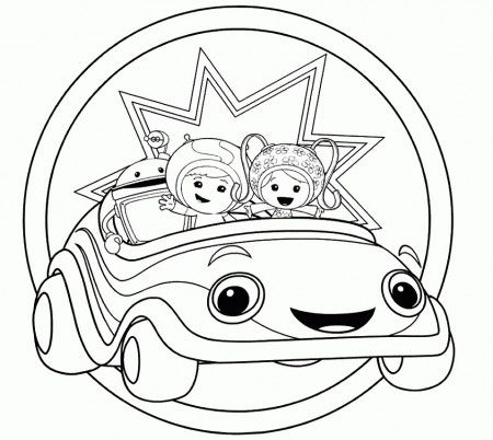 Team Umizoomi Coloring Page - Free Printable Coloring Pages for Kids