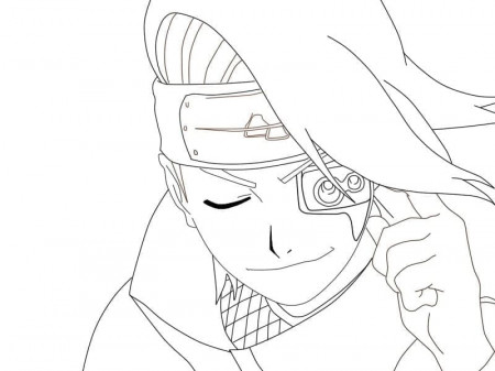 deidara 1 Coloring Page - Anime Coloring Pages
