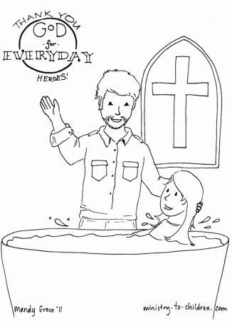 Pastor Appreciation Coloring Page (for Sunday, October 11, 2020) (Easy  Print)