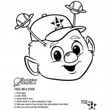 Astros Activities | Coloring Pages ...