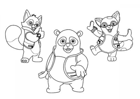 Special Agent Dotty And Special Agent Wolfie And Special Agent Oso Coloring  Page - Download & Print Online… | Online coloring pages, Coloring pages,  Online coloring