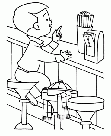 Restaurant Coloring Pages ⋆ coloring.rocks! | Coloring pages, Free coloring  pages, Coloring pages for kids
