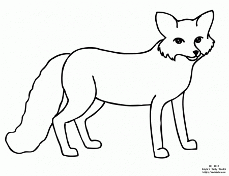 Foxes Coloring Pages Kids | Cooloring.com