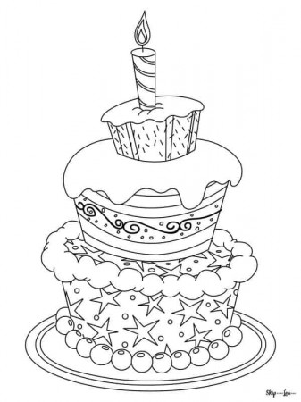 Happy Birthday Coloring Pages | Skip To My Lou