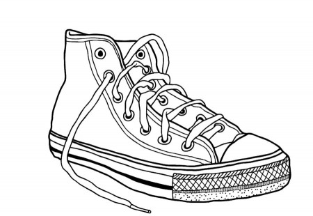 Sneaker Coloring Pages