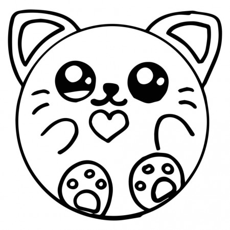 Kids Coloring Pages, Cute Cat Donut Character Vector illustration EPS And  Image 8992211 Vector Art at Vecteezy