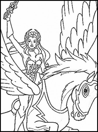 Colouring She-Ra and the Princesses of Power 3