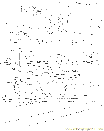 Airplane Coloring Page 16 Coloring Page - Free Air Transport Coloring Pages  : ColoringPages101.com