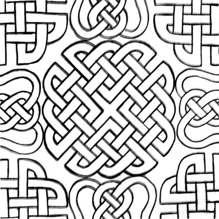 celtic love knot. coloring pages seductive celtic coloring pages ...
