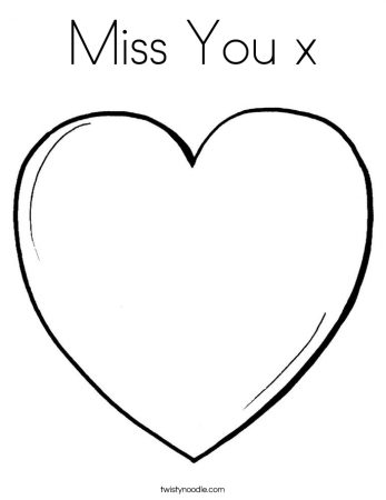 Miss You x Coloring Page