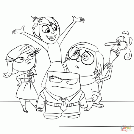 Inside Out Coloring Page