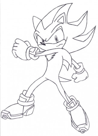 How To Draw Sonic The Hedgehog Coloring Pages | Vector Images
