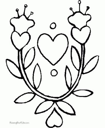 Hearts On Fire Coloring Pages - ClipArt Best