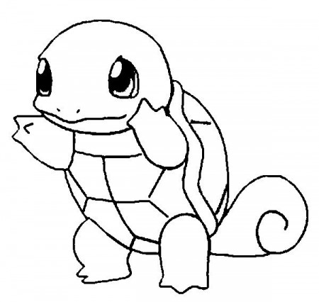 Squirtle coloring pages, Pokemon Coloring Pages For Kids | Pokemon ...