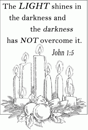 jesus is the light of the world coloring page