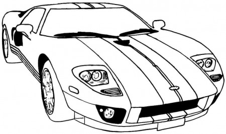 Free Printable Colouring Pictures Sports Cars - Coloring