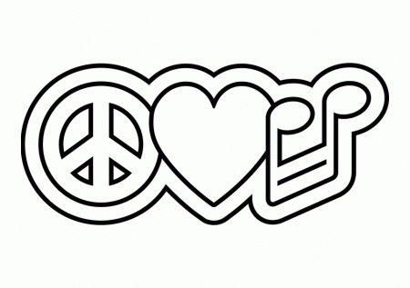 Coloring Pages Of Peace Signs (19 Pictures) - Colorine.net | 23214
