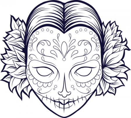 Coloring Skull Pages - Coloring Pages for Kids and for Adults