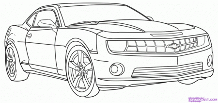 Cool Car - Coloring Pages for Kids and for Adults
