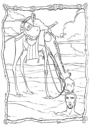 The Prince of Egypt Buried in the Earth Coloring Pages: The Prince ...