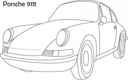 Coloring Pages Porsche 911 - High Quality Coloring Pages