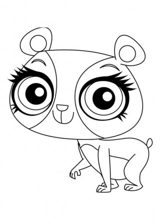 Penny Ling Sneaking Around in Little Pet Shop Coloring Pages ...