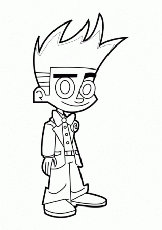 Johnny Test - Coloring Pages for Kids and for Adults