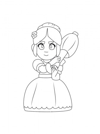Free Piper Brawl Stars coloring pages. Download and print Piper Brawl Stars coloring  pages