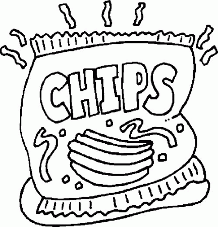 Chips Coloring Pages - Best Coloring Pages For Kids