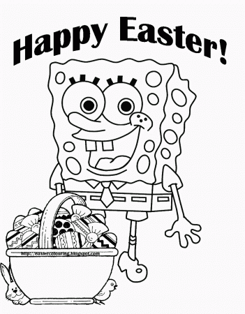 Happy Easter Coloring Pages For Kids | Coloring Online