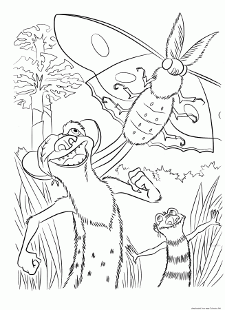 Ice Age 3 Buck Coloring Pages - High Quality Coloring Pages