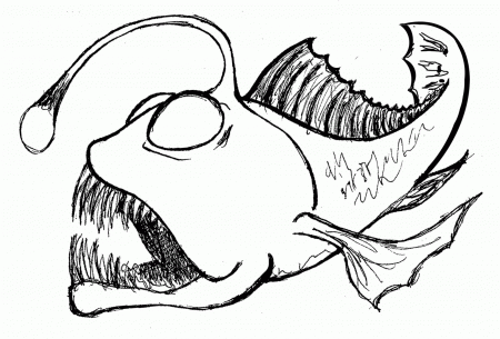 Deep Sea Fish Coloring Pages - High Quality Coloring Pages