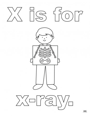 Letter X Coloring Pages - 15 FREE Pages | Printabulls