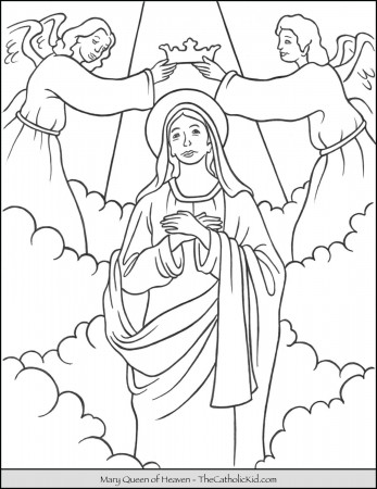 Mary Archives - Page 3 of 5 - The Catholic Kid - Catholic Coloring Pages  and Games for Children