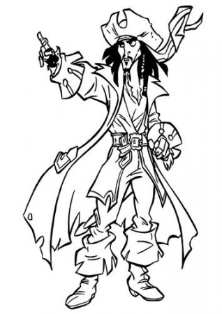 Coloring page Pirates of the Caribbean - img 20754. | Pirate coloring pages,  Coloring pages, Pirates of the caribbean