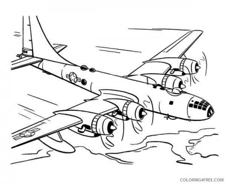 airplane coloring pages free Coloring4free - Coloring4Free.com